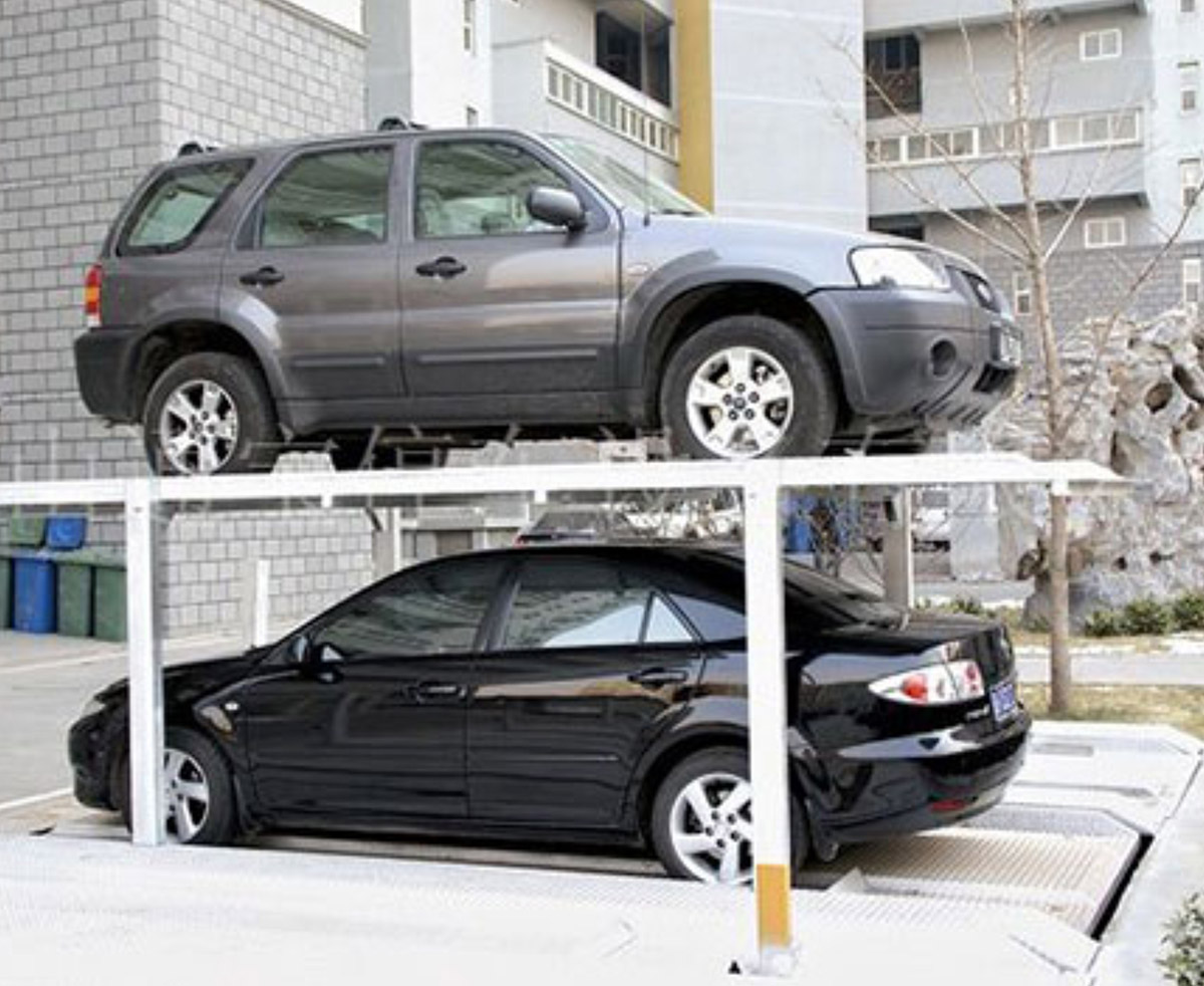 立體停車(chē)庫(kù)地坑式簡(jiǎn)易升降兩層立體停車(chē)設(shè)備