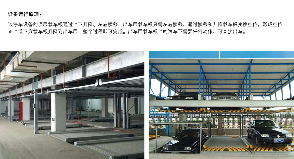 立体停车库08负二正二地坑式PSH4D2四层升降横移机械立体停车设备运行原理.jpg