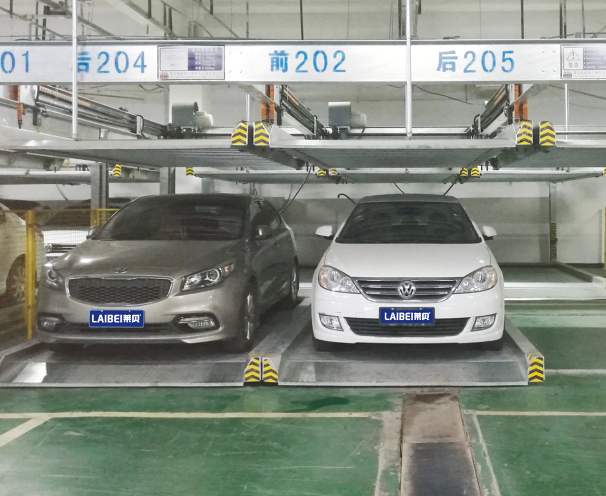 立體停車(chē)庫(kù)重列二層升降橫移平移車(chē)庫(kù)
